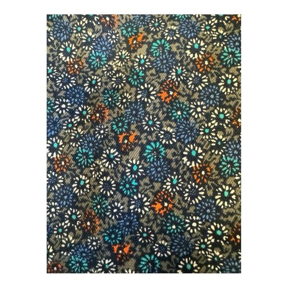 Levi's Gray Floral Daisy Denim  Preppy Boho Shorts Size 12 - Picture 7 of 10